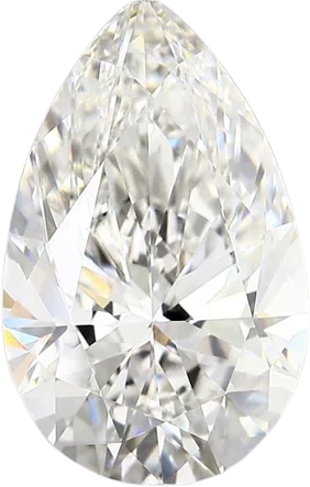 5.03 Carat F vvs2 Pear Lab Diamond