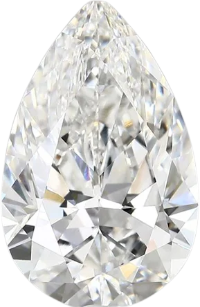 5.25 Carat F vvs2 Pear Lab Diamond