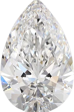 5.44 Carat D vs1 Pear Lab Diamond