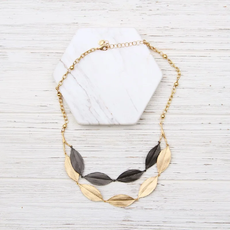 Cordyline Double Layer Necklace