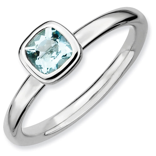 Colored stone ring - Aquamarine