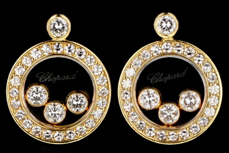 Chopard 18K Happy Diamond Icon Earrings