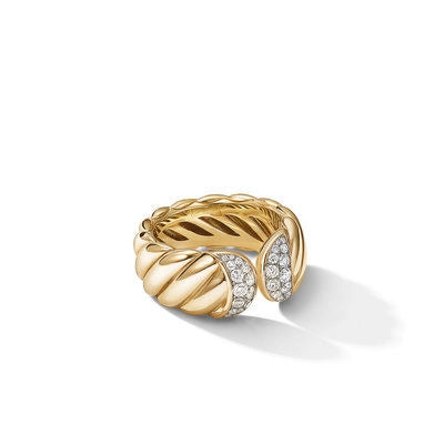 David Yurman 10mm Sculpted Cable Ring