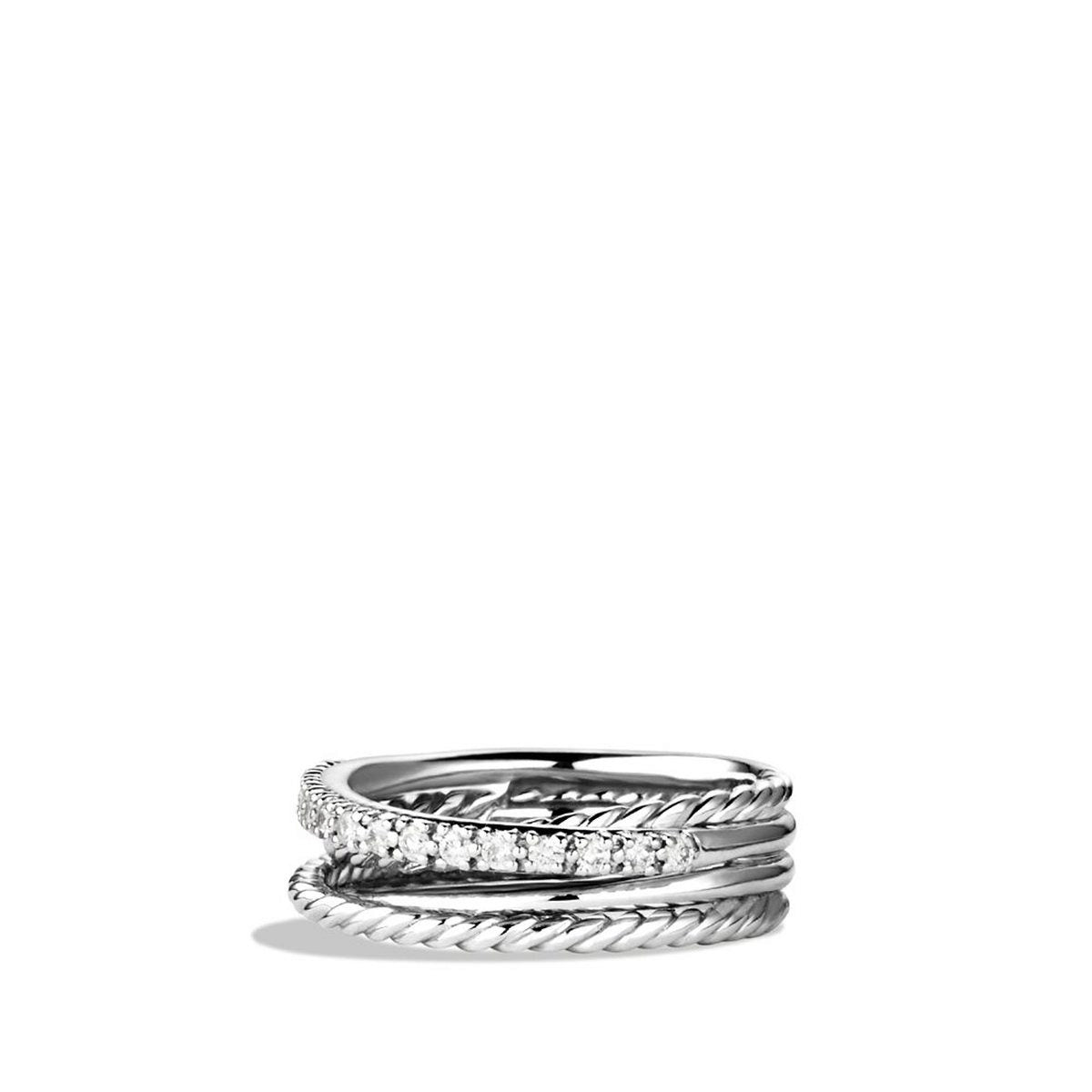 David Yurman Narrow Crossover Ring