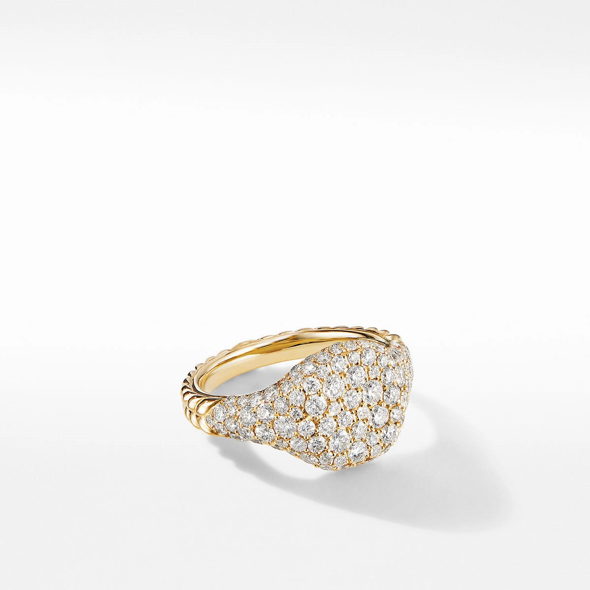 David Yurman Pave' Pinky Ring