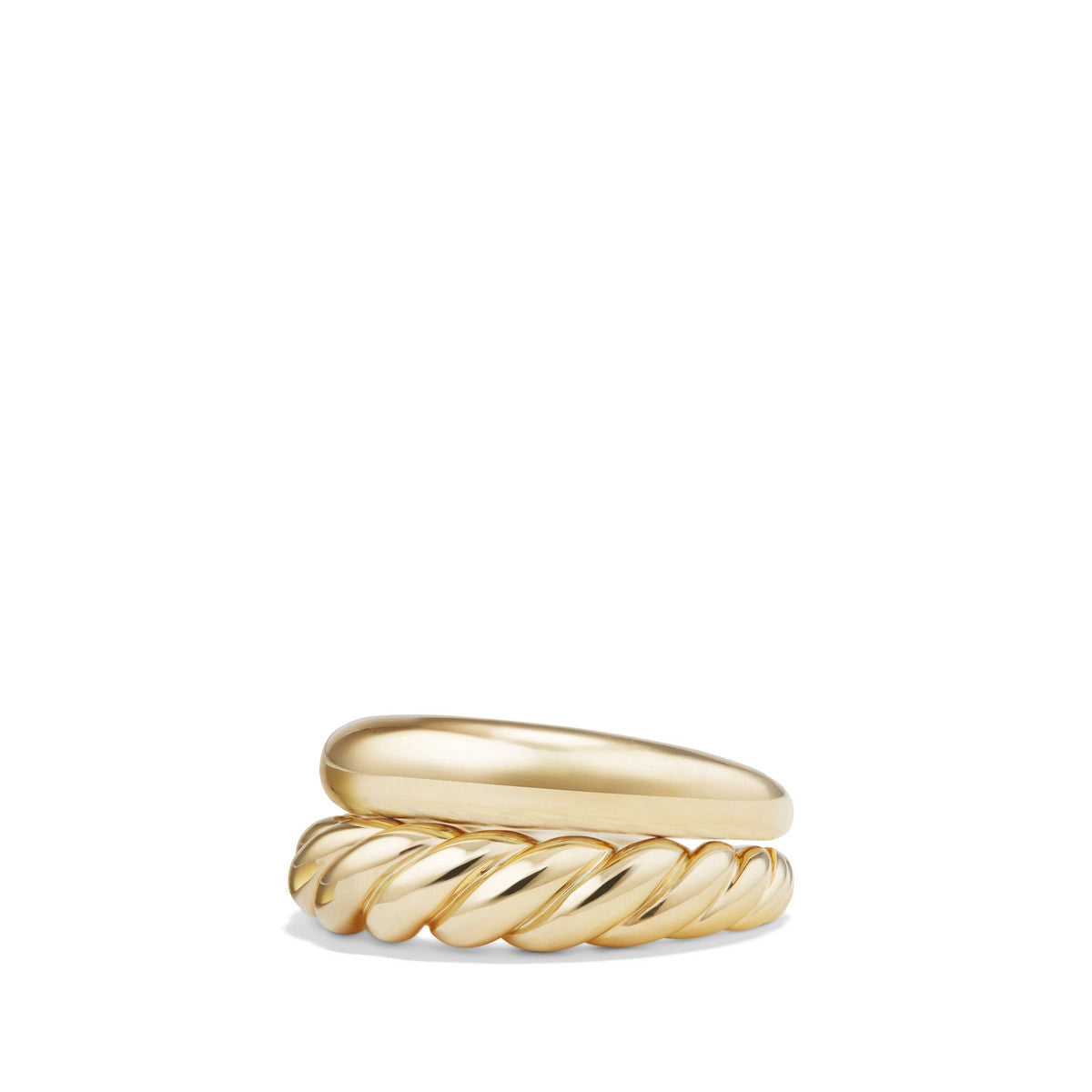 David Yurman Pureform 2-Stack Ring