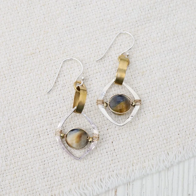 Cats Eye Marquise Earrings