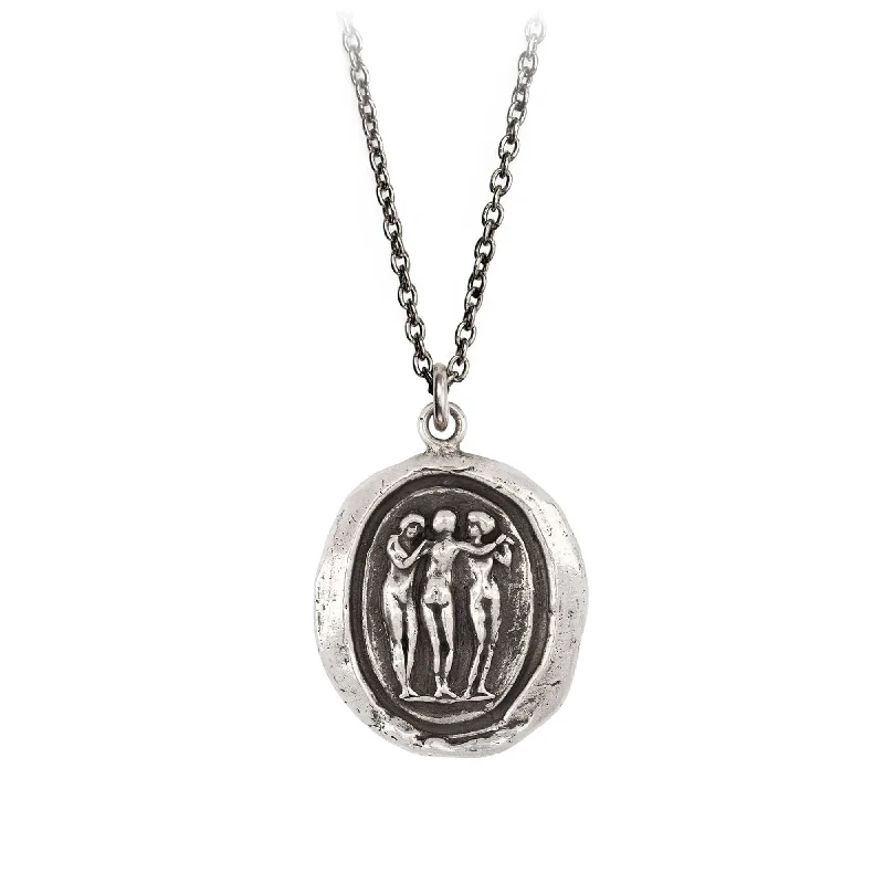 Three Graces Talisman Necklace