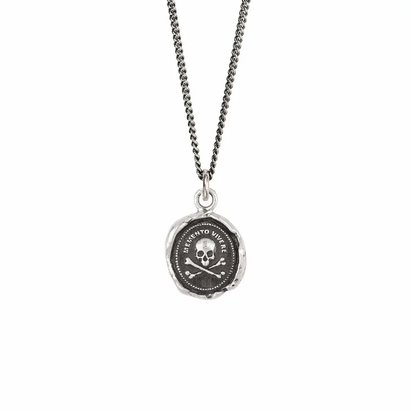 Remember To Live Talisman Necklace