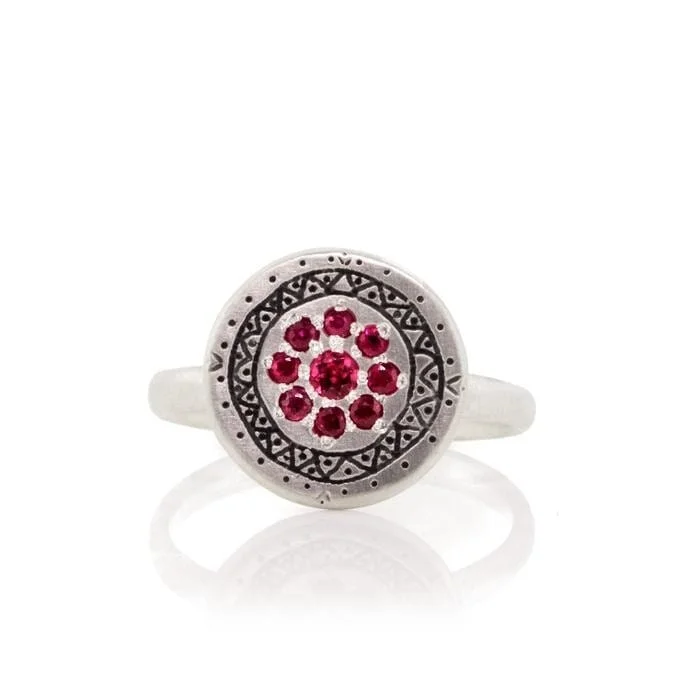 Ruby & Pink Tourmaline Memories Ring