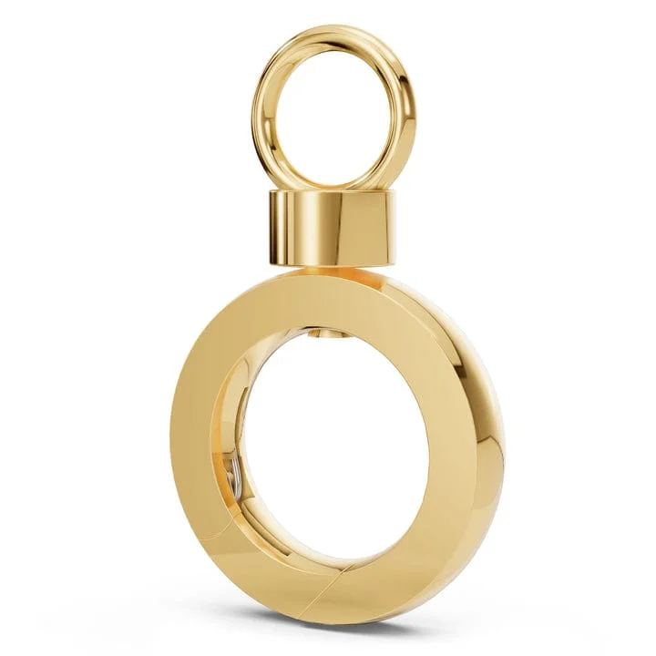 14k Gold Round Swivel Hinge