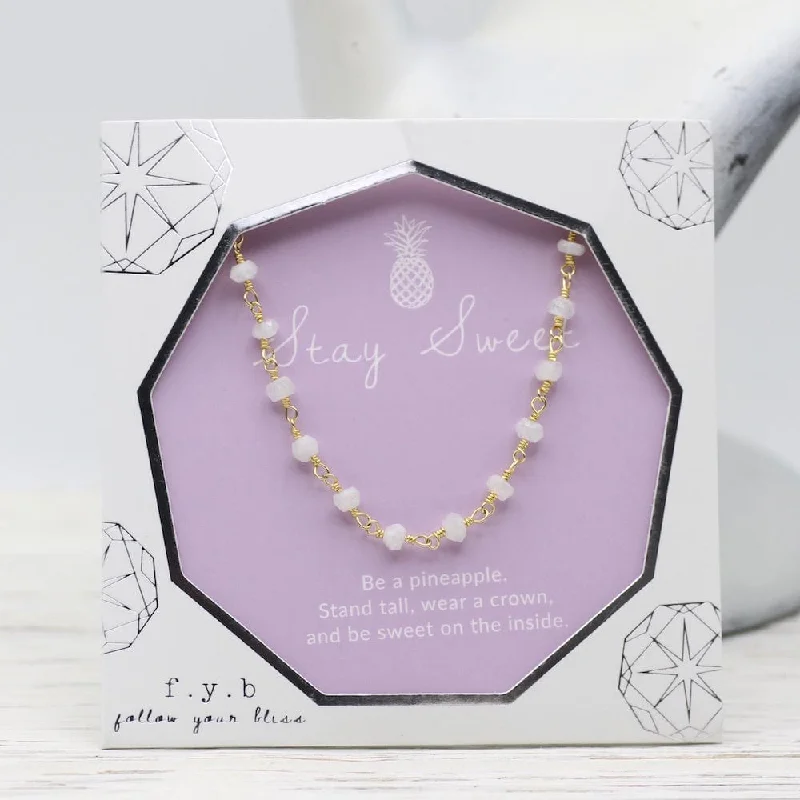 Stay Sweet ~ Wish Choker ~ Moonstone